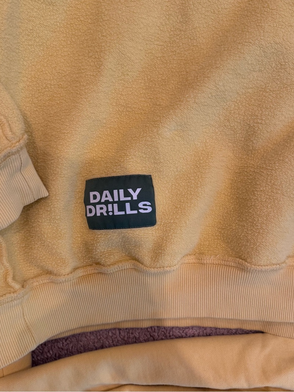 Daily Drills Kids Yellow Fleece Sweatshirt & Joggers Set - Bright Yellow - Picture 4 of 9